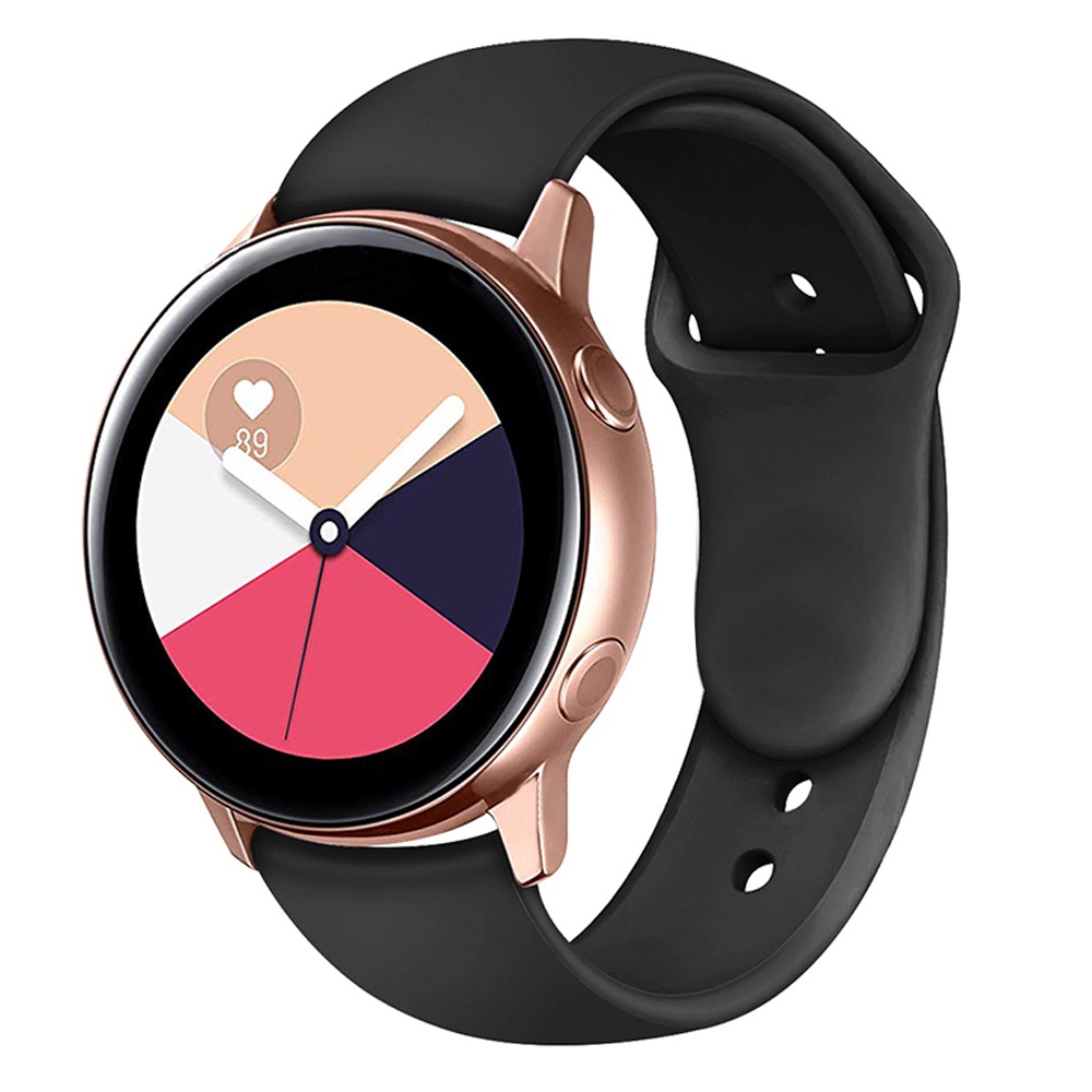 Dây Đeo Đồng Hồ Bằng Silicone 18mm 20mm 22mm Cho Garmin Vivomove3 3S Venu 2S Sq Watch4 3 Active 2 S3