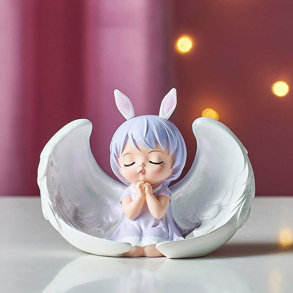 YIYU Mô Hình Nàng Tiên Phong Cách Bắc Âu Bằng Nhựa Resin Thủ Công Trang Trí Sân Vườn