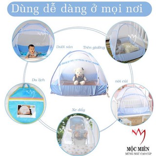 Màn Chụp Cao Cấp Mộc Miên Trẻ Em ( Màn Chụp Cũi )