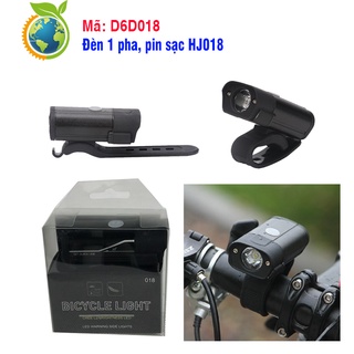 Đèn pha xe đạp led siêu sáng hj018 | chống nước tuyệt đối | độ sáng 500 lumen | sạc usb tiện dụng