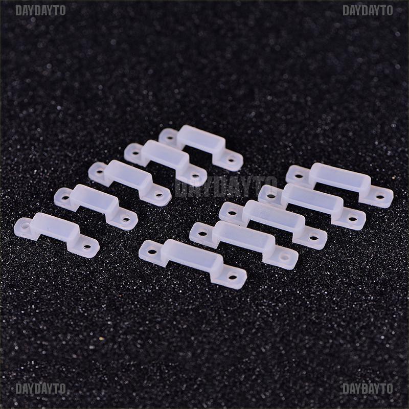 Set 50 Kẹp Nhựa Mềm 10 / 14mm Cố Định Đèn