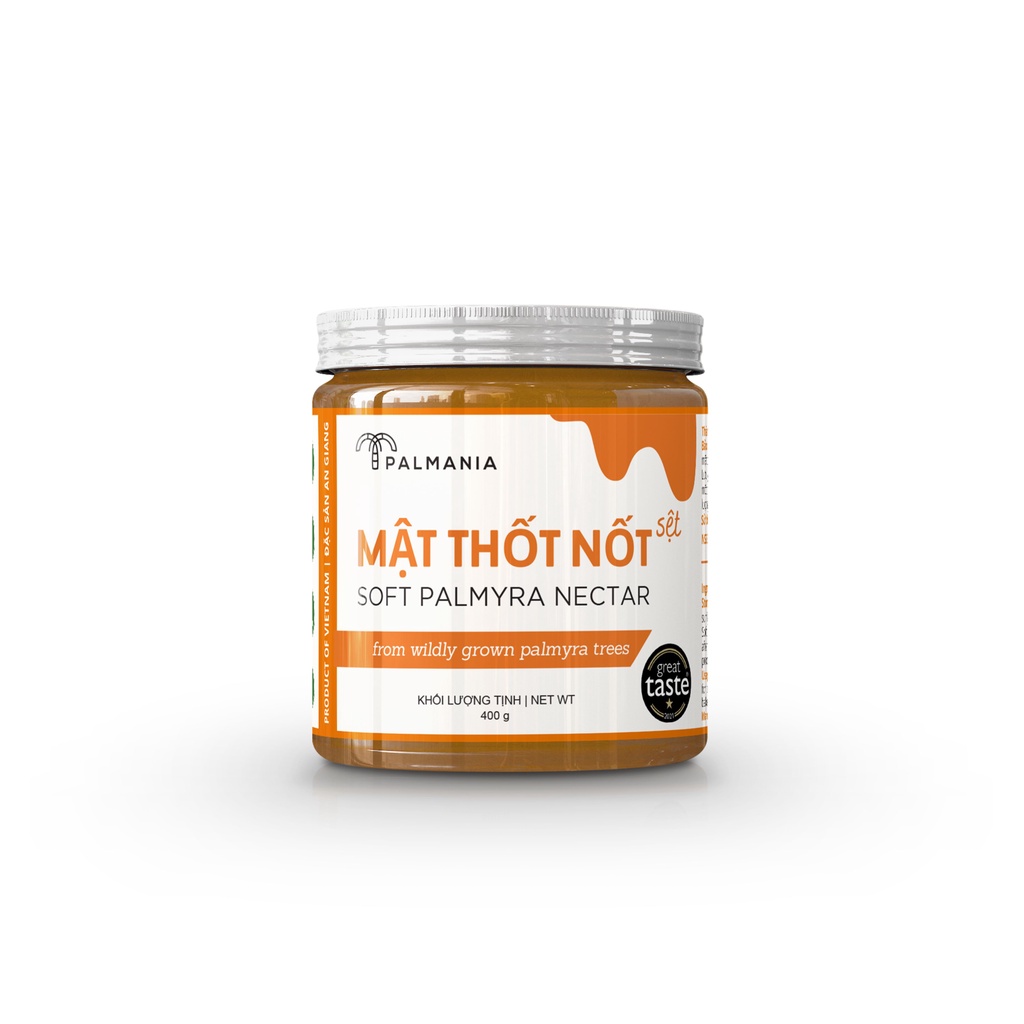 PALMANIA Mật thốt nốt sệt 400G | 1 sao Great Taste Awards 2021 | Nguyên Chất, Tự Nhiên & Vì Sức Khỏe | Đặc sản An Giang