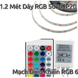 Combo Mạch Led 1.2 Mét + Bộ Điều Khiển RGB