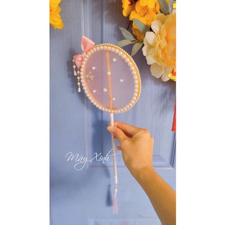 Set quạt cổ trang kèm bờm tóc cho bé