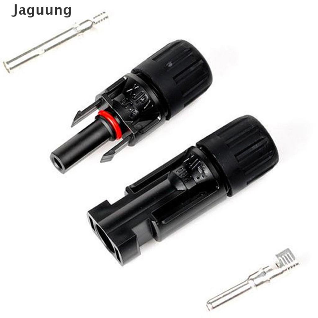 Jaguung MC4 Connector Male + Female Wire Solar Panel Cable Connector MC4 Waterproof Kit
 VN