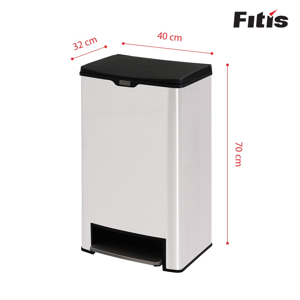 Thùng rác Fitis Mega Đạp - 40L