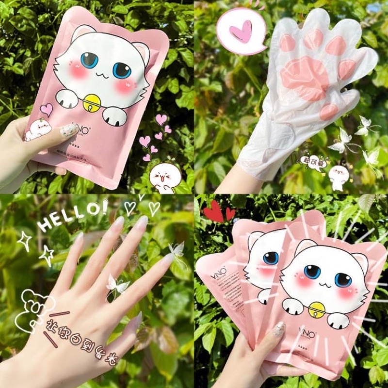 Mặt nạ dưỡng da tay da chân dưỡng ẩm giảm nếp nhăn giúp đôi tay mềm mại và đàn hồi