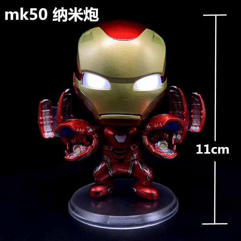 Mô hình Figure Marvel Avengers Ironman ver Chibi cute dễ thương Mark MK50 Giáp Nano Infinity War - Kunder Shop