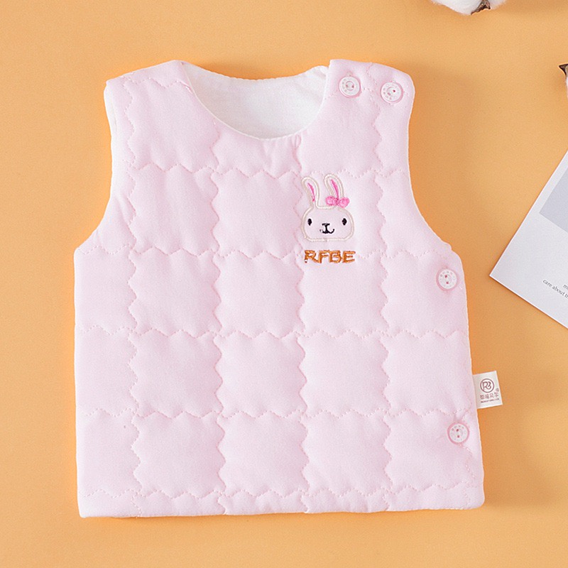 Áo ghi lê cho bé, áo gile cotton mềm mại ấm áp hàng Quảng Châu cao cấp
