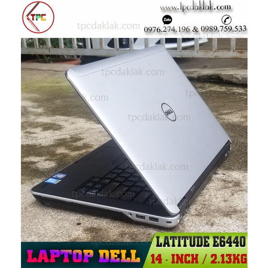 Laptop Dell Latitude E6440 Intel Core I5 4300M, Ram 4GB PC3L, SSD 120GB Sata 3, Intel HD Graphics 4600, 14" HD