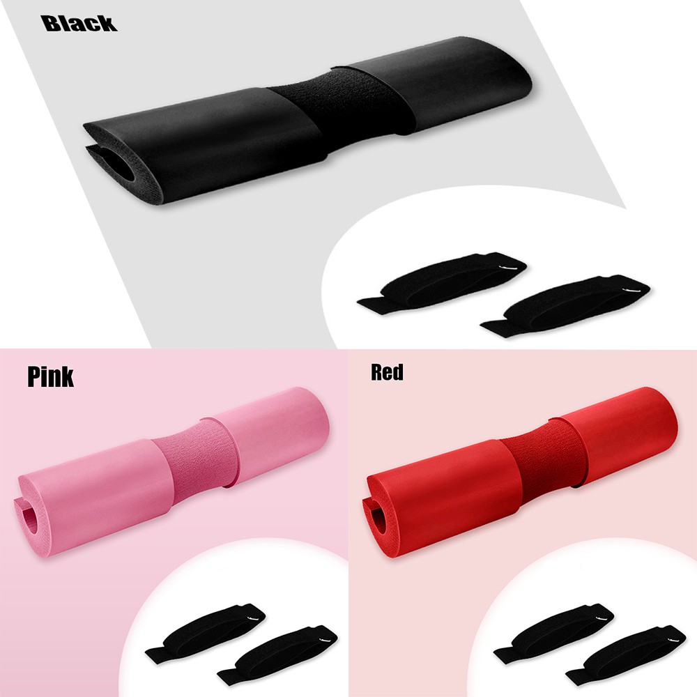 Miếng đệm hỗ trợ thanh tạ tập gym bằng mút xốp bảo vệ vai nhiều màu sắc tùy chọn tiện lợi