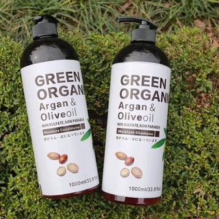 Dầu Gội/Xả Dưỡng ẩm phục hồi Green Organic ( hương Oliu) 1000ml