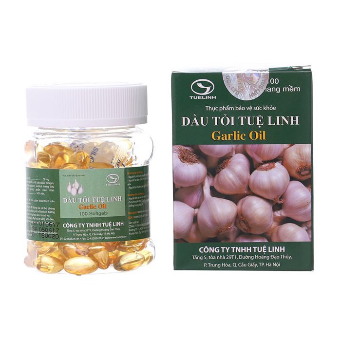 DẦU TỎI TUỆ LINH LỌ 100 VIÊN-Garlic oil