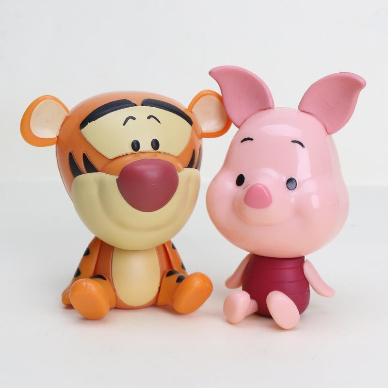 Set 3 Mô Hình Đồ Chơi Nhân Vật Trong Phim Hoạt Hình Winnie The Pooh Cao 9cm