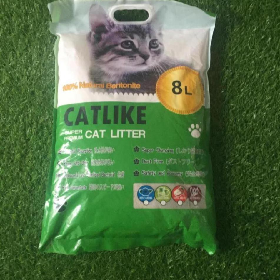 [ Siêu khử mùi ] Catlike cát cho mèo đi vệ sinh - cát litter bao 8L