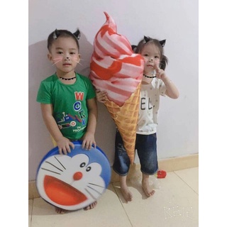 gối ôm 3d que kem dâu 85cm