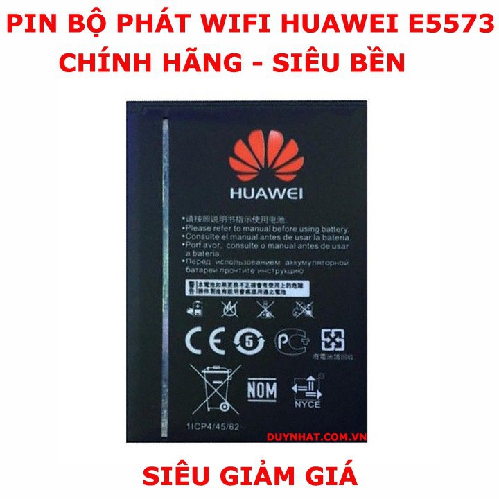 Pin zin thay thế cho cục phát wifi di động 3G/4G HUAWEI E5573