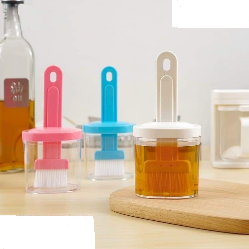 Chổi quét dầu ăn kèm lọ đựng đa năng