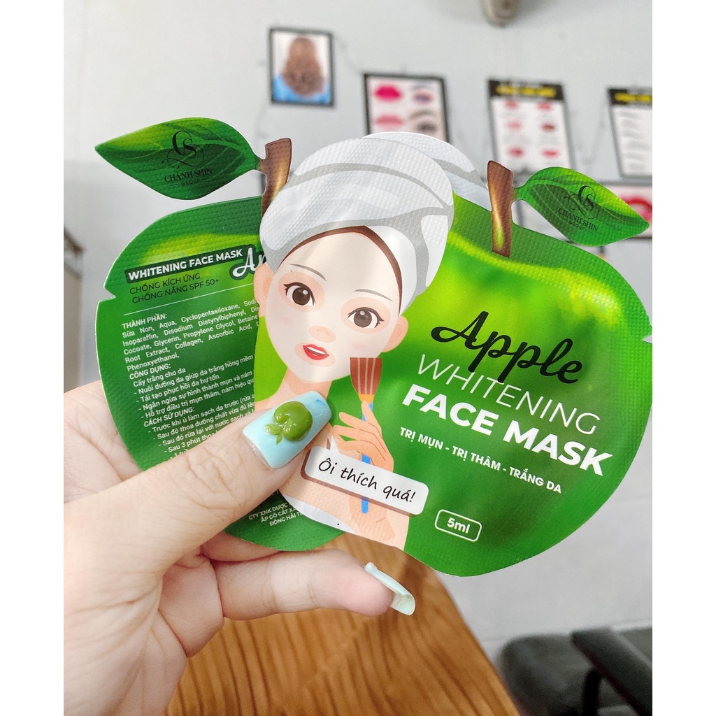 Ủ trắng Face cấp tốc CHẢNH SKIN gói 5ml- hàng chính hãng / an toàn cho da nhạy cảm