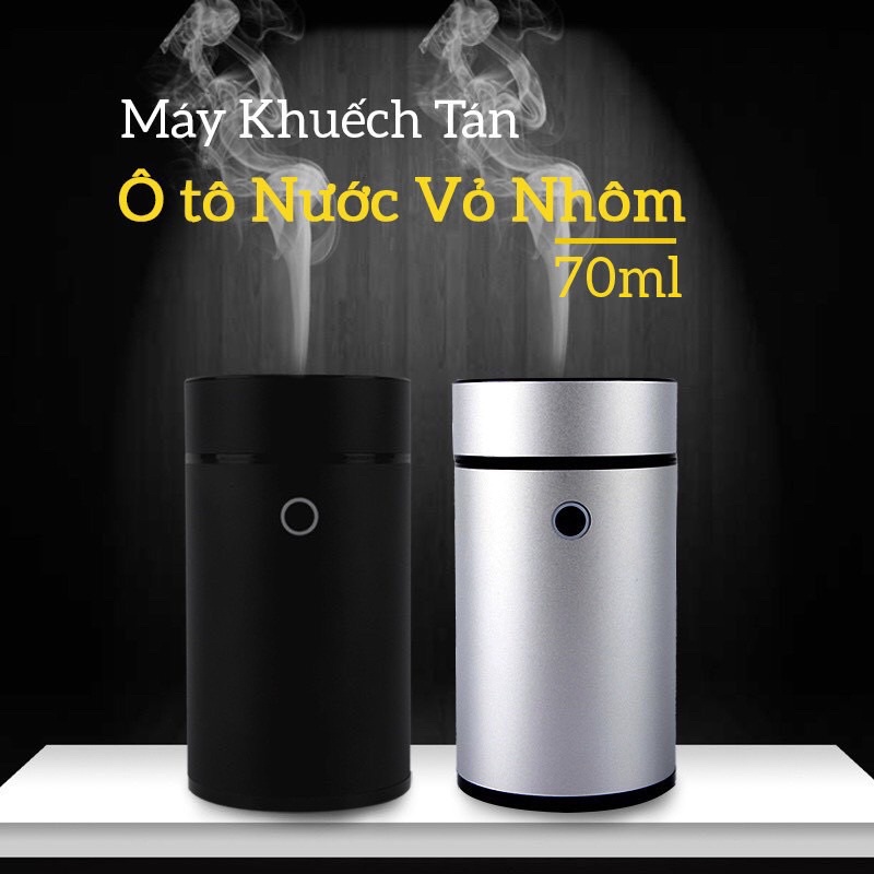 (HCM) MÁY KHUẾCH TÁN TINH DẦU KIM LOẠI CHO XE OTO, XE HƠI, MÁY XÔNG TINH DẦU CAO CẤP PHUN MẠNH, KHỬ MÙI XE - bobashop.vn