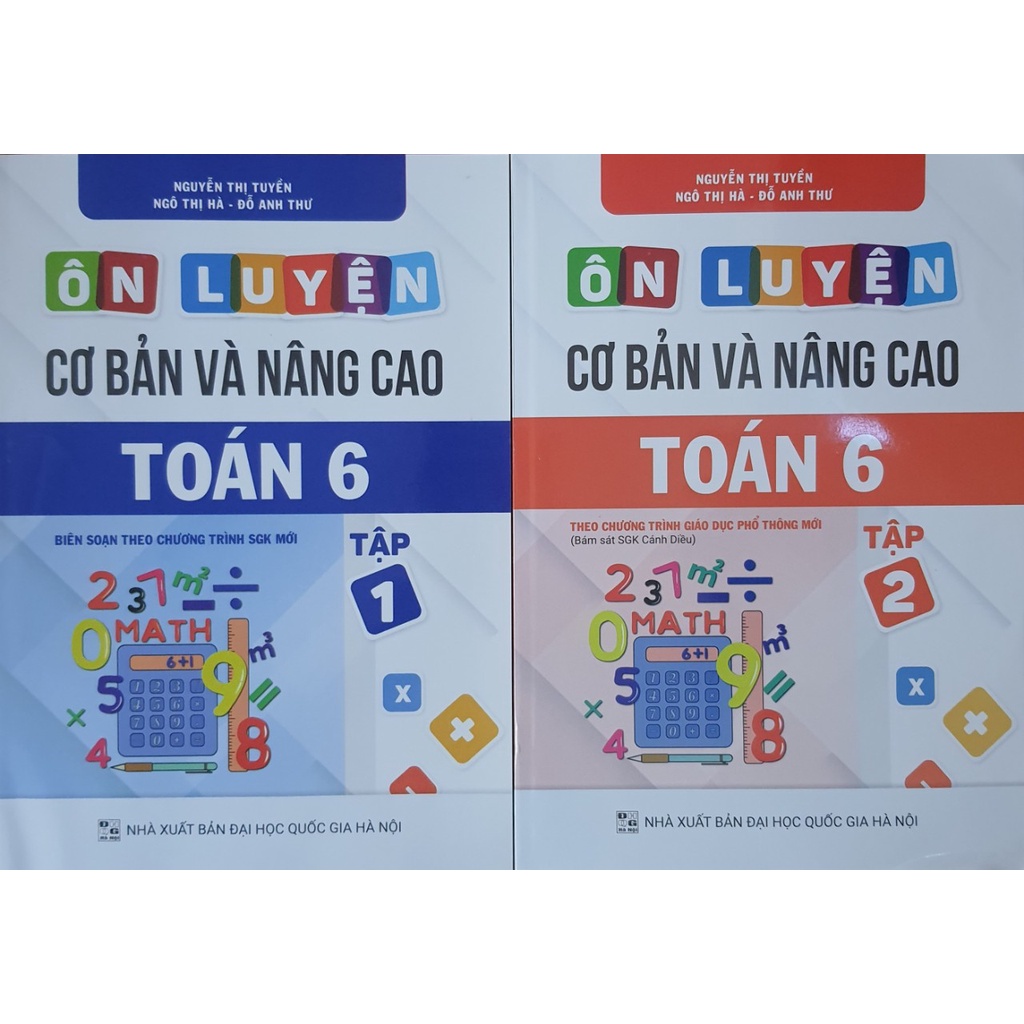 Sách - Combo Ôn luyện cơ bản và nâng cao Toán 6 (Bám sát SGK Cánh Diều)