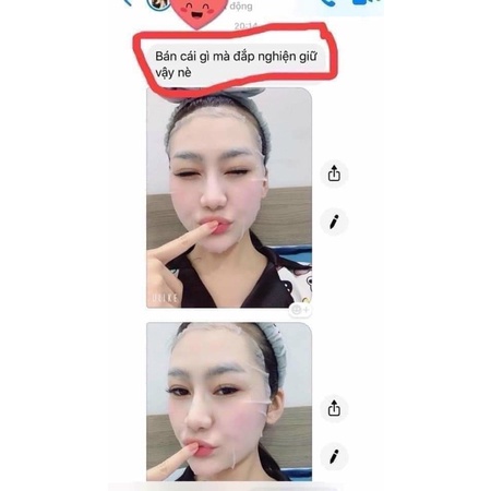 Mặt nạ nhau thai cừu Hàn Quốc R&B Daily beauty  dưỡng trắng chống nhăn mờ nám căng bóng da