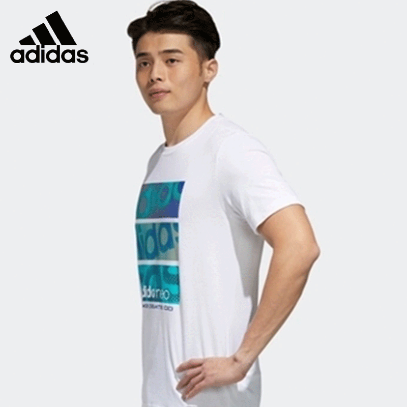 Áo Thun Thể Thao Adidas Neo Tay Lỡ Dáng Rộng Chất Liệu Cotton Thời Trang Mùa Hè Dành Cho Nam Và Nữ Gj8773