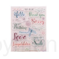 Con Dấu In Chữ Trang Trí Sổ Tay Diy