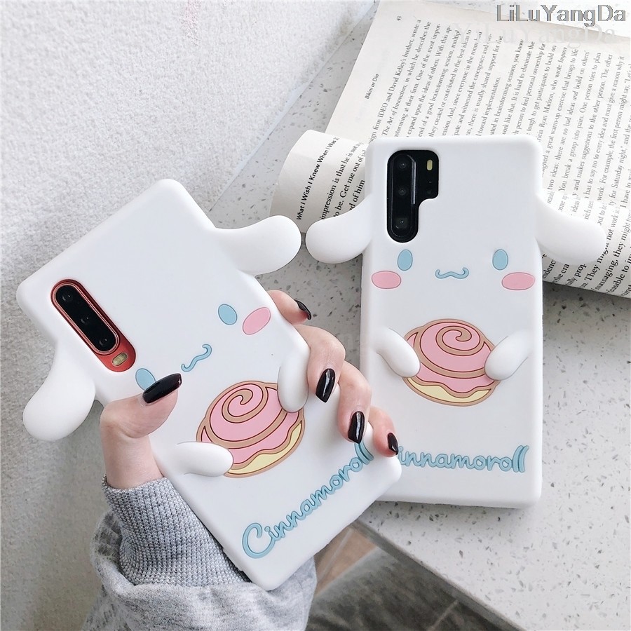 Ốp lưng silicone dẻo Cinnamoroll cho Xiaomi Mi A1 A2 8 9 Lite CC9 Redmi K20 Note 5 7 8 Pro