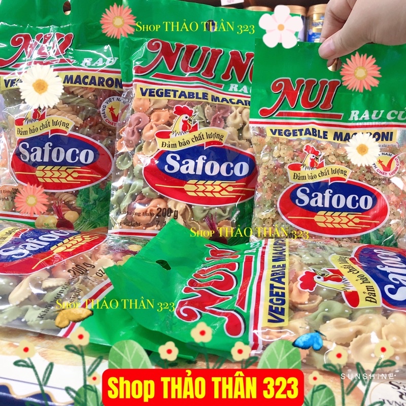 Date T3/2023- Nui Rau Củ Safaco Hình Nơ 200g