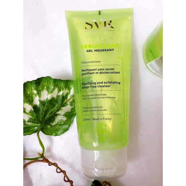 Sữa rửa mặt SVR sebiaclear gel moussant 200ml