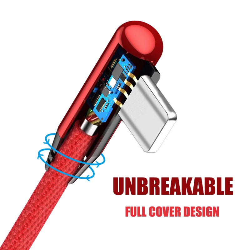 Cáp sạc nhanh TBTIC truyền dữ liệu cổng USB loại C cho Iphone 11 Pro Xs Max 8 7 Samsung Xiaomi