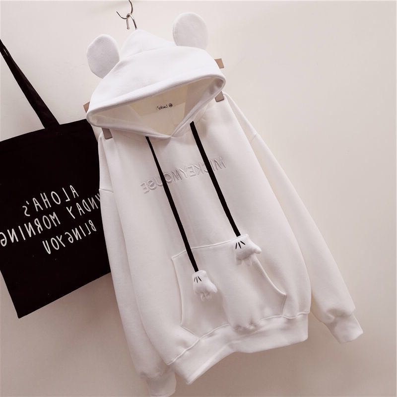 Áo hoodie dài tay có mũ thời trang cho nữ | BigBuy360 - bigbuy360.vn