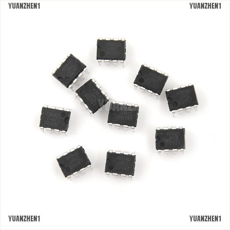 Set 20 IC JRC4558D 4558D DIP8 OP AMP DIP8 tiện dụng