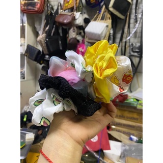 Dây cột tóc scrunchies caro cao cấp (100c-2,9k)
