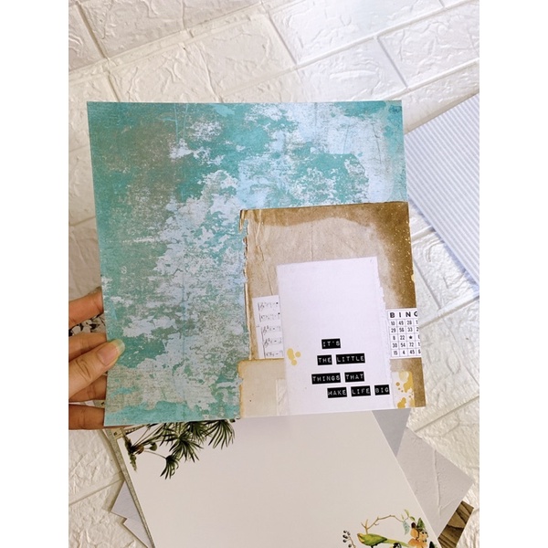 Giấy hoạ tiết làm nền khung ảnh nổi, bìa album khổ giấy 20cm- 21cm - Định lượng 250gsm - Ib với shop để lựa mẫu