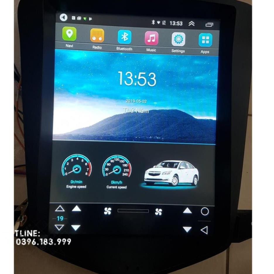 Màn hình Tesla Android 12.4 inc cho Cruze/Lacetti 2008-2014 ver 2020