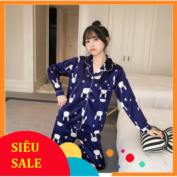 Pijama Lụa dài tay D1 | BigBuy360 - bigbuy360.vn