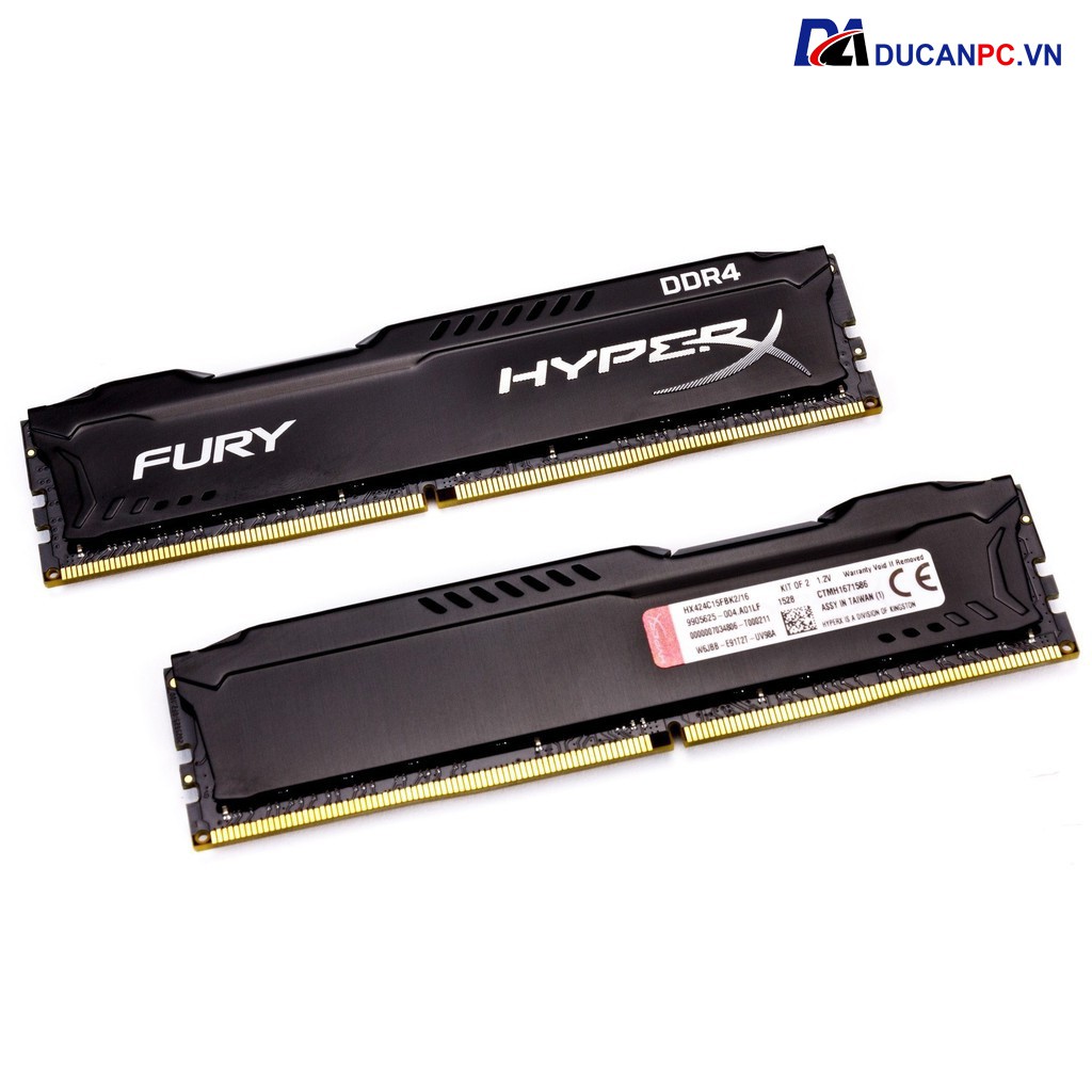 [Mã 11ELSALE hoàn 7% xu đơn 300K] RAM Kingston HyperX Fury Black 8GB DDR4 Bus 2666 MHz
