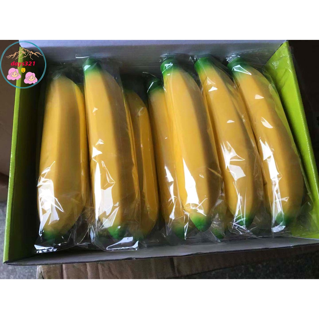 Đồ Chơi Squishy Gudetama Hình Quả Chuối Dài chậm tăng siêu đàn hồi ngộ nghĩnh giải tỏa căng thẳng mochi slime