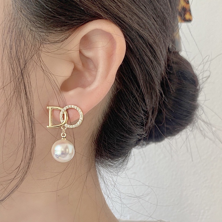 Bông tai 𝑭𝑹𝑬𝑬𝑺𝑯𝑰𝑷  Khuyên tai dáng thả Sang Trọng cao cấp phong cách Hàn Quốc dễ thương Siêu HOT cho nữ P66