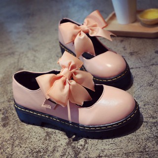 giày lolita gắn nơ