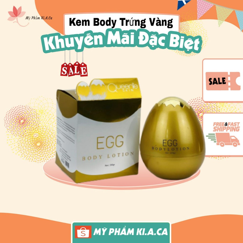 Kem Body Trứng Vàng Queenie Skin Tài Lộc - Mỹ phẩm Queenie Skin [Chính hãng]