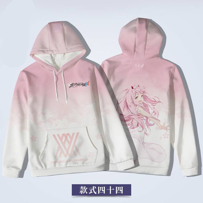 Yyds Áo Hoodie Tay Dài Hóa Trang ZERO TWO Nhân Vật Anime DARLING in the FRANXX Mặc Dịp Halloween Cỡ Lớn