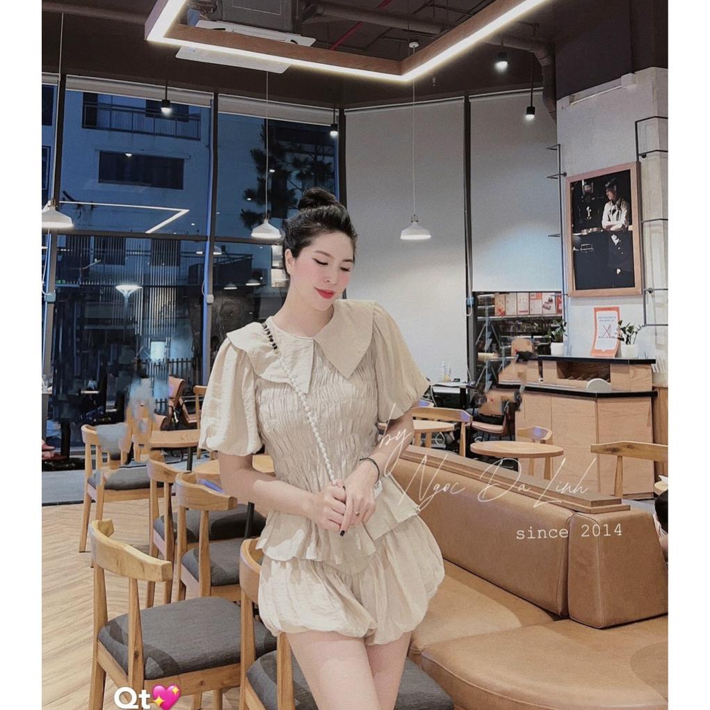 [ 𝐅𝐑𝐄𝐄 𝐒𝐇𝐈𝐏 ] SÉT SƠ MI NHÚN EO QUẦN BỒNG SIÊU HÓT