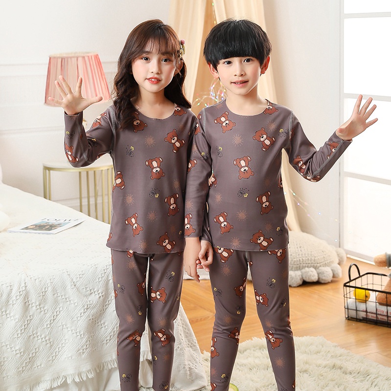 Bộ Đồ Ngủ Hai Mặt In Họa Tiết Hoạt Hình Dễ Thương Kích Thước 100-160cm Cho Bé