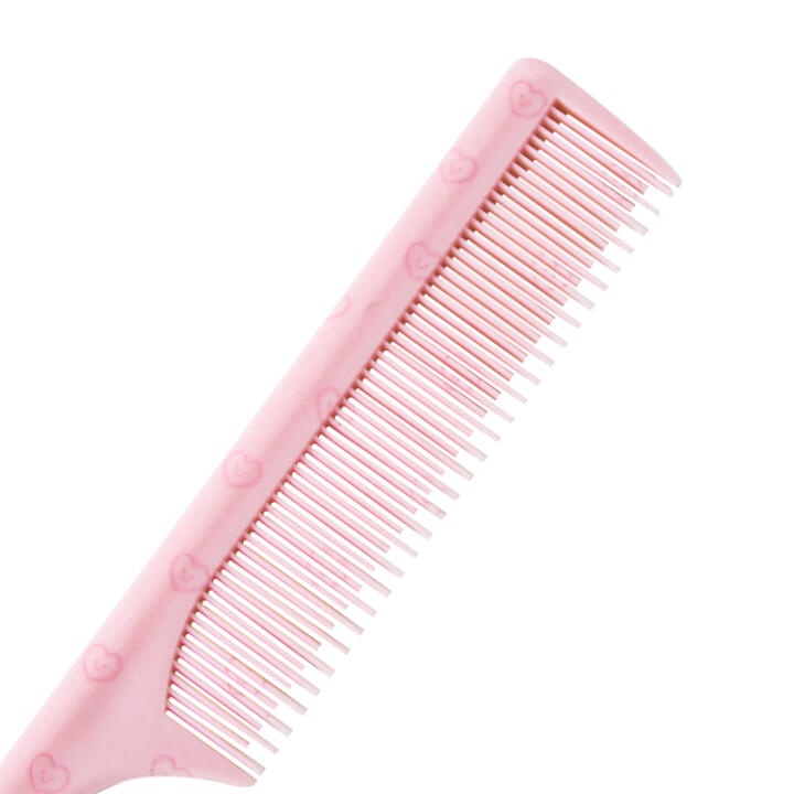 Lược Đuôi Dài ARTBOX Hàn Quốc Họa Tiết Trái Tim Màu Hồng