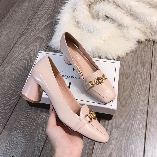 GIÀY CAO GÓT TRỤ 5P SIÊU XINH