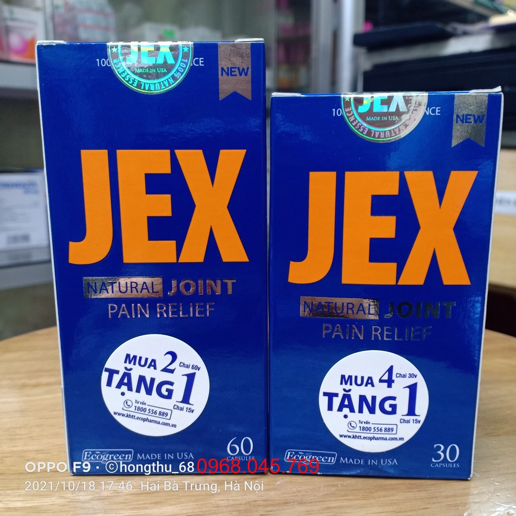 Jex Thế Hệ Mới - Chai 60 Viên