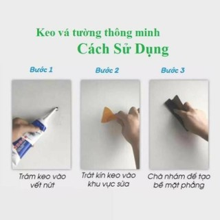 Keo vá trám tường, phục hồi vết nứt, mốc, bẩn, làm mới tường